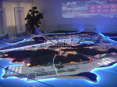 金灣航空城02總體規劃模型