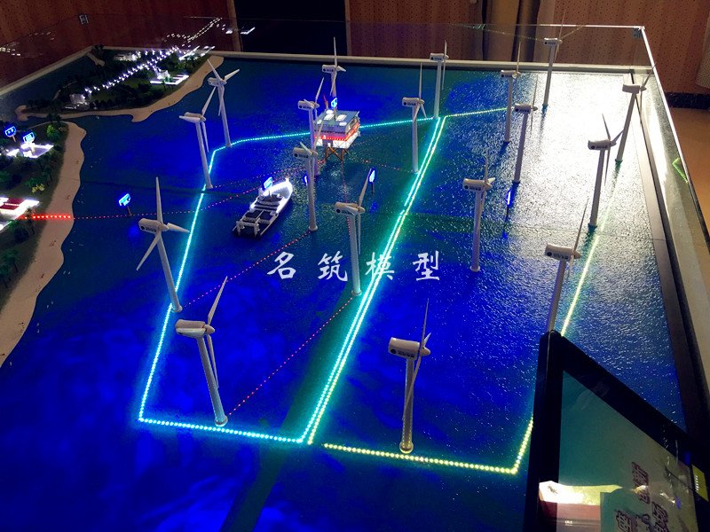 海上風(fēng)電沙盤(pán)_湛江外羅海上風(fēng)電電子沙盤(pán)項目