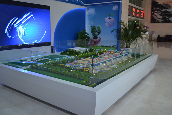 珠海中電投橫琴熱電總體規劃沙盤(pán)